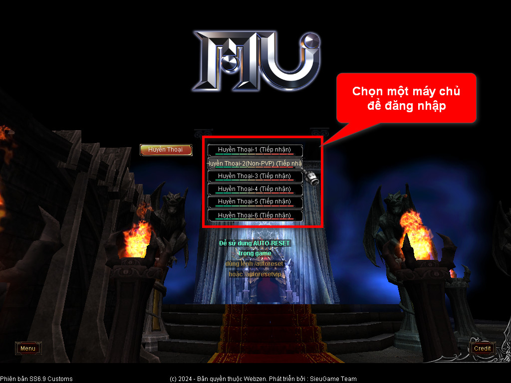 Chức năng chính của Game MU Bạo Chúa Chức năng chính của Game MU Bạo Chúa