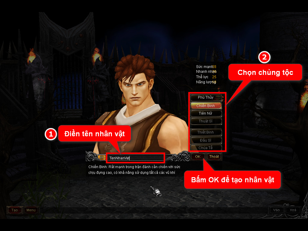 Chức năng chính của Game MU Bạo Chúa Chức năng chính của Game MU Bạo Chúa